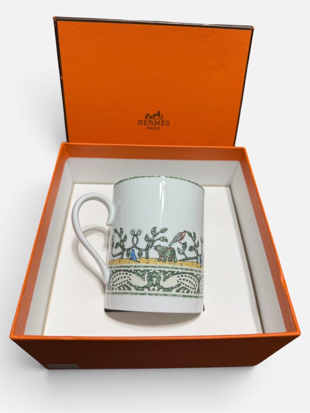 Hermes Le Jardin de Phytagore Porcelain Mug Brand New